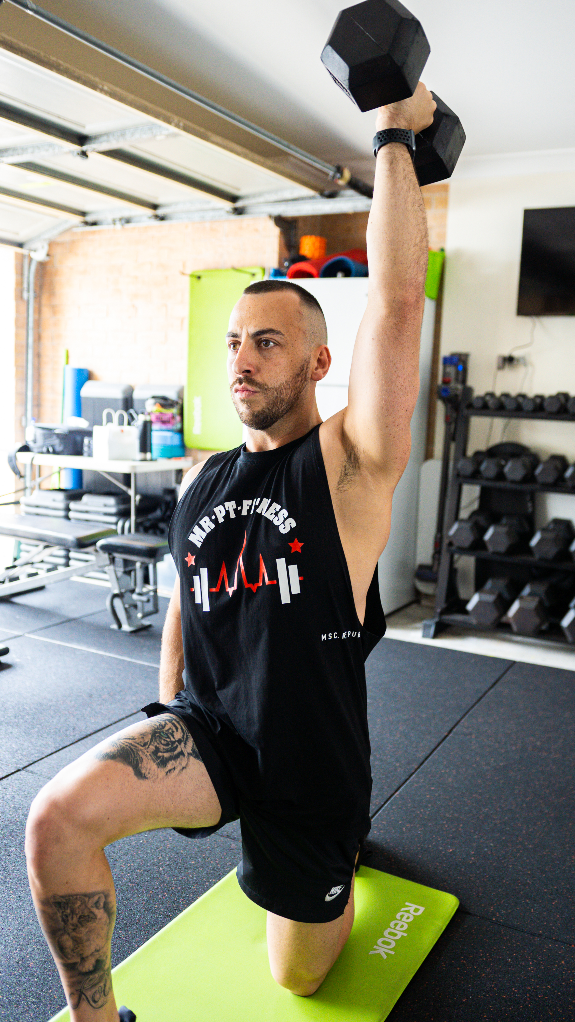 Matt Reilly training in his private gym