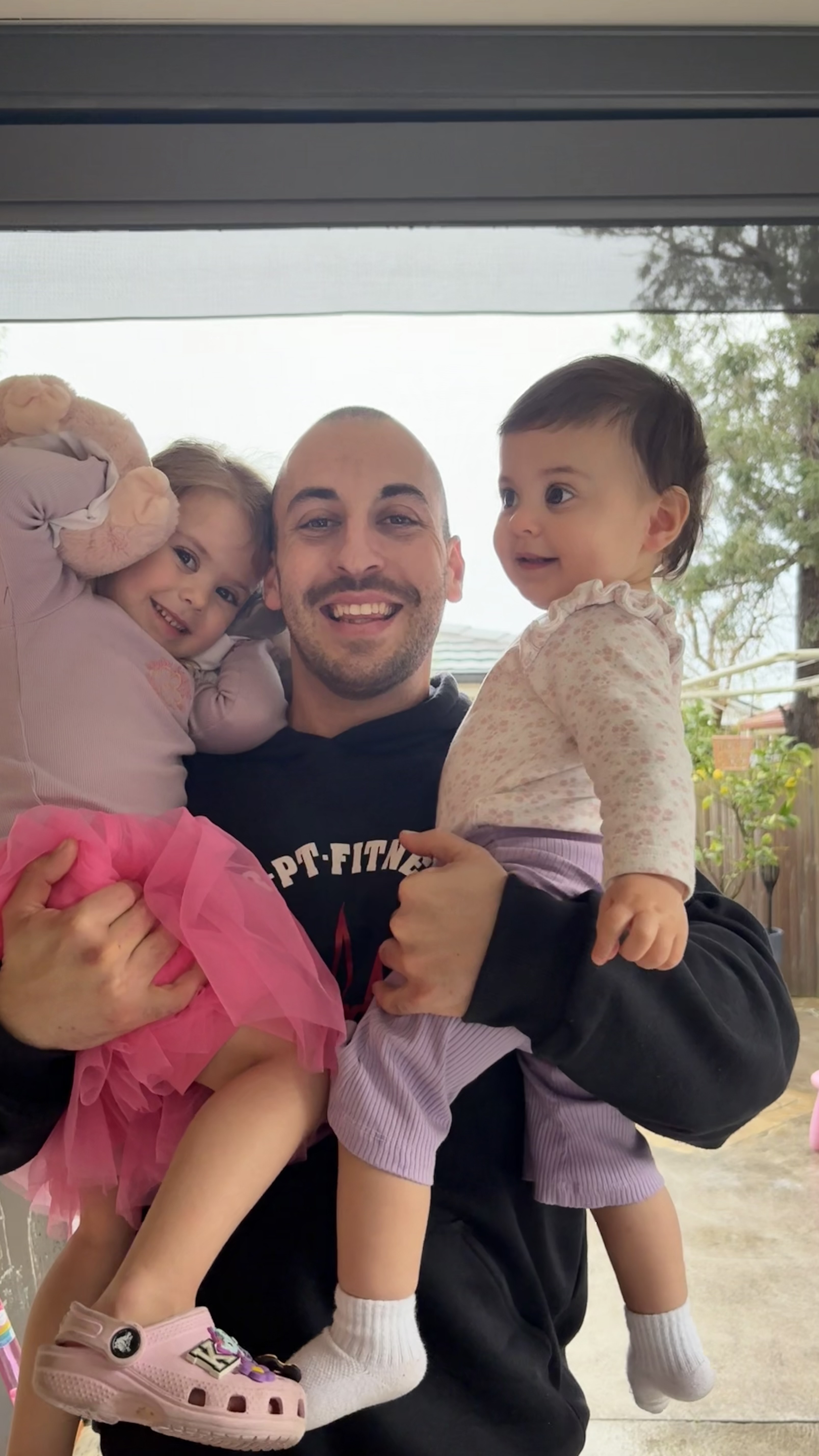 Matt Reilly with his family